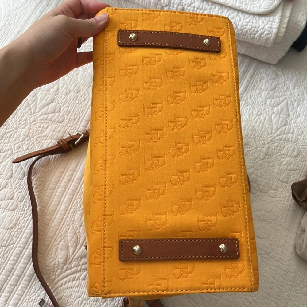 NWT Dooney & Bourke Blair Bag - Monogram / Yellow - Picture 5 of 7